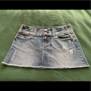 American Eagle Denim Mini Skirt